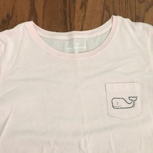 Long Sleeve Whale Graphic Pocket-Tee